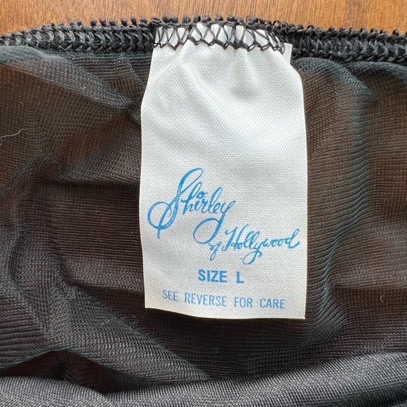 Shirley of Hollywood USA made Nylon Vintage/NWOT size large (runs very small) - Picture 2 of 7